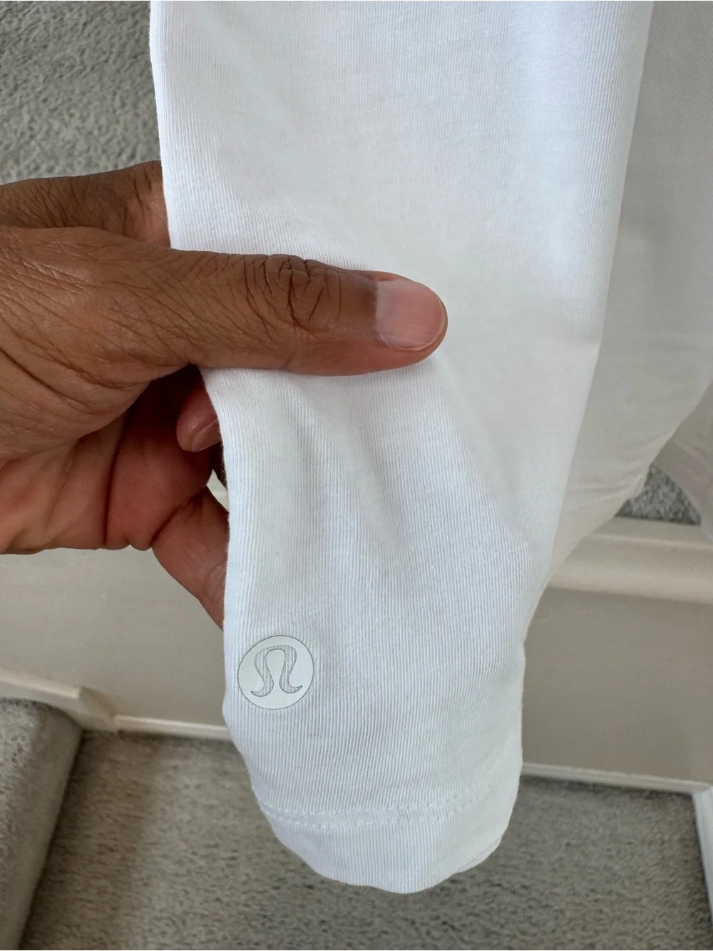 lululemon athletica White Short-Sleeve Crew T-Shirt
